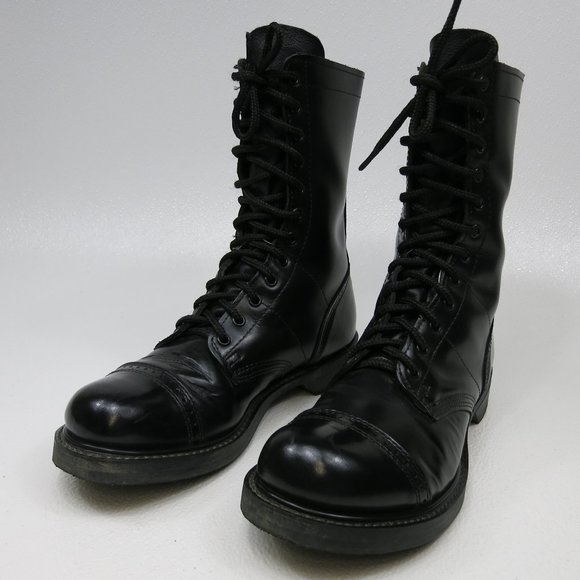 Corcoran 10" Leather Jump Boots Men's Tactical Footwear Cap Toe Boot Shoes Sz 9 - Picture 1 of 8